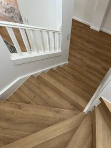 Laminate Staircase with custom stairnosings - Beaconsfield